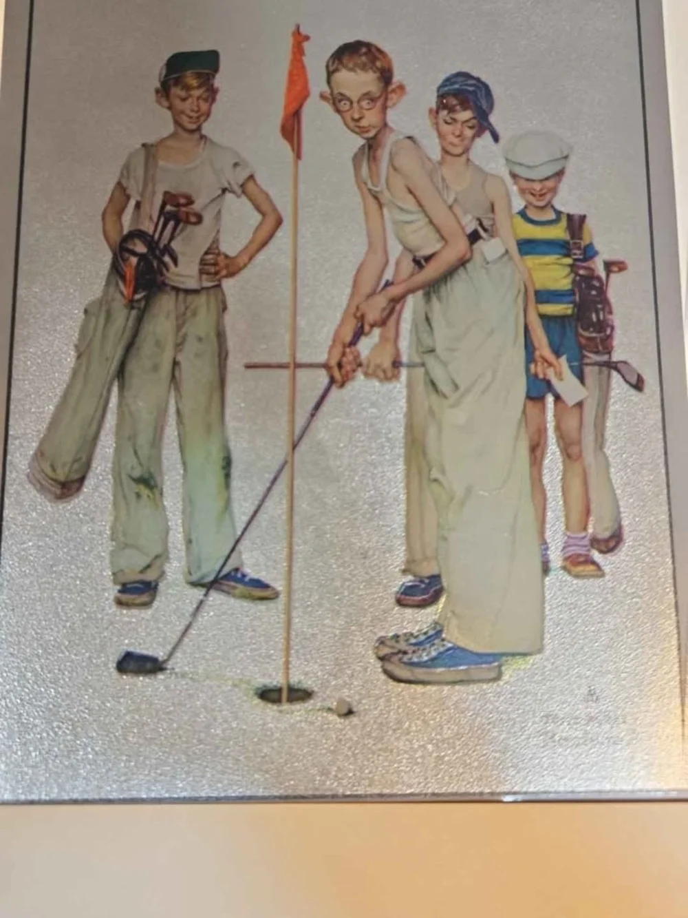 Norman Rockwell prints silver
